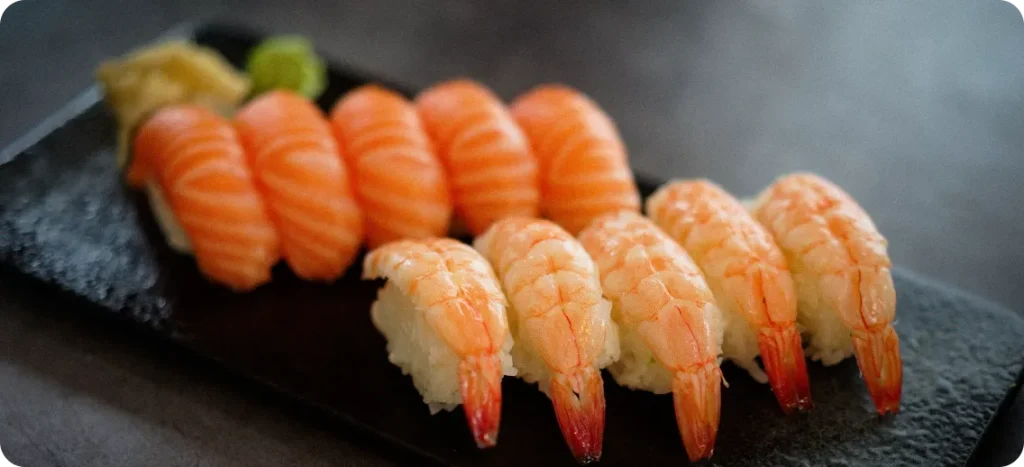 Salmon sushi